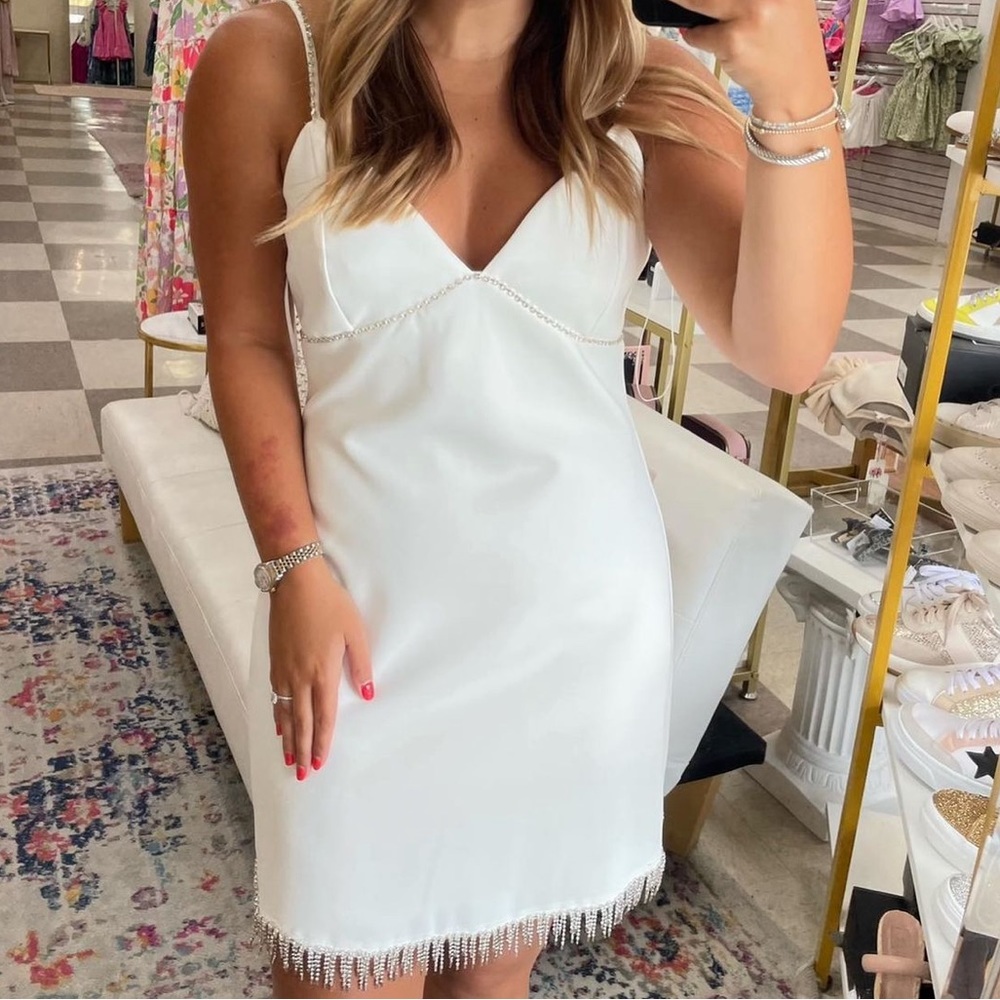 White dress- wore on my bachelorette. Hands down, favorite dress!!!!!